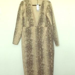 Snakeskin dress